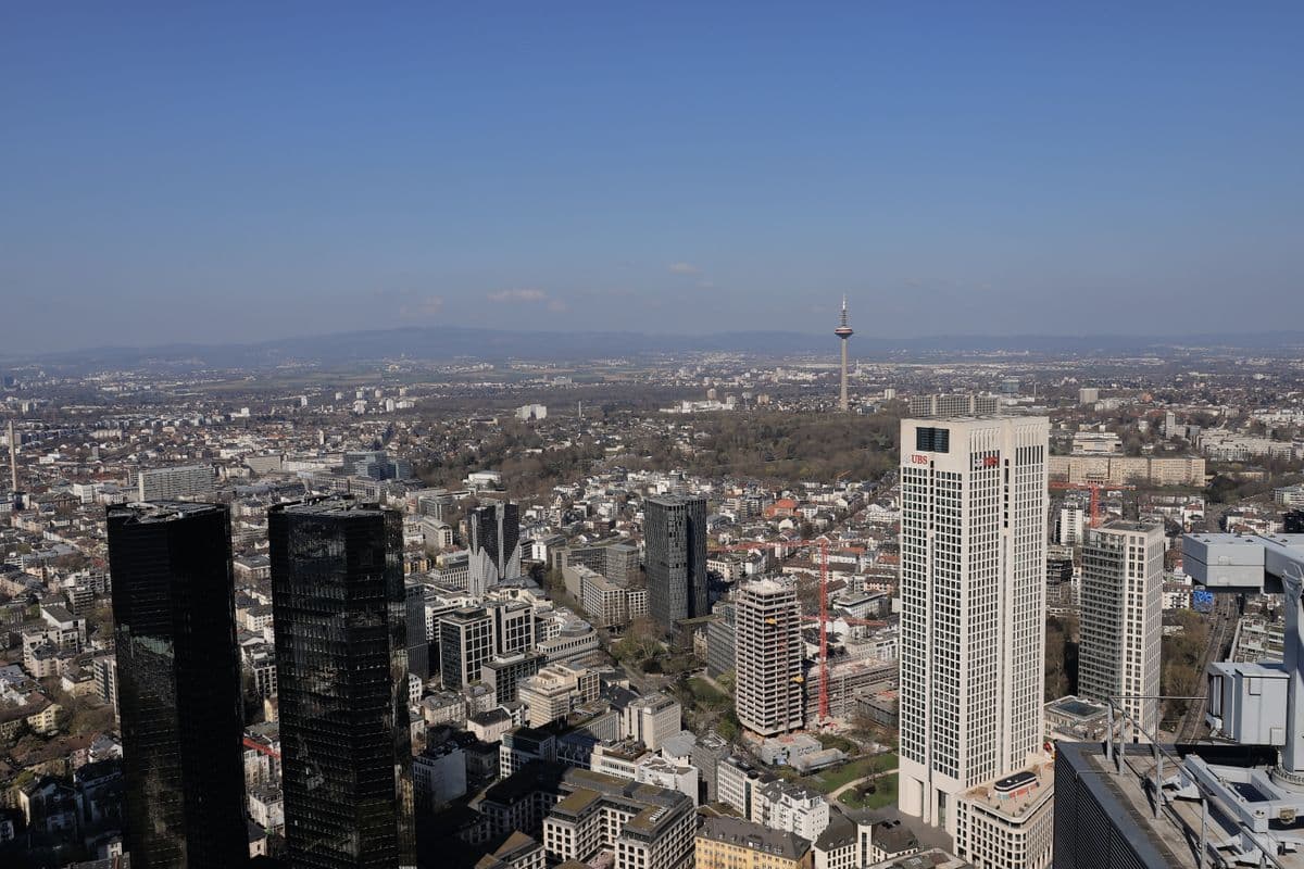 Horizonte urbano de Frankfurt
