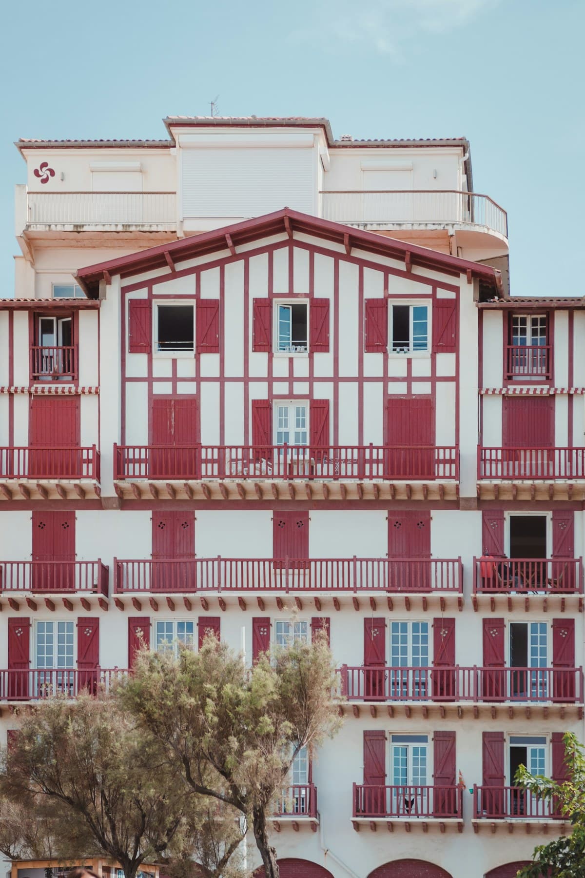 Edificios y costa de Biarritz