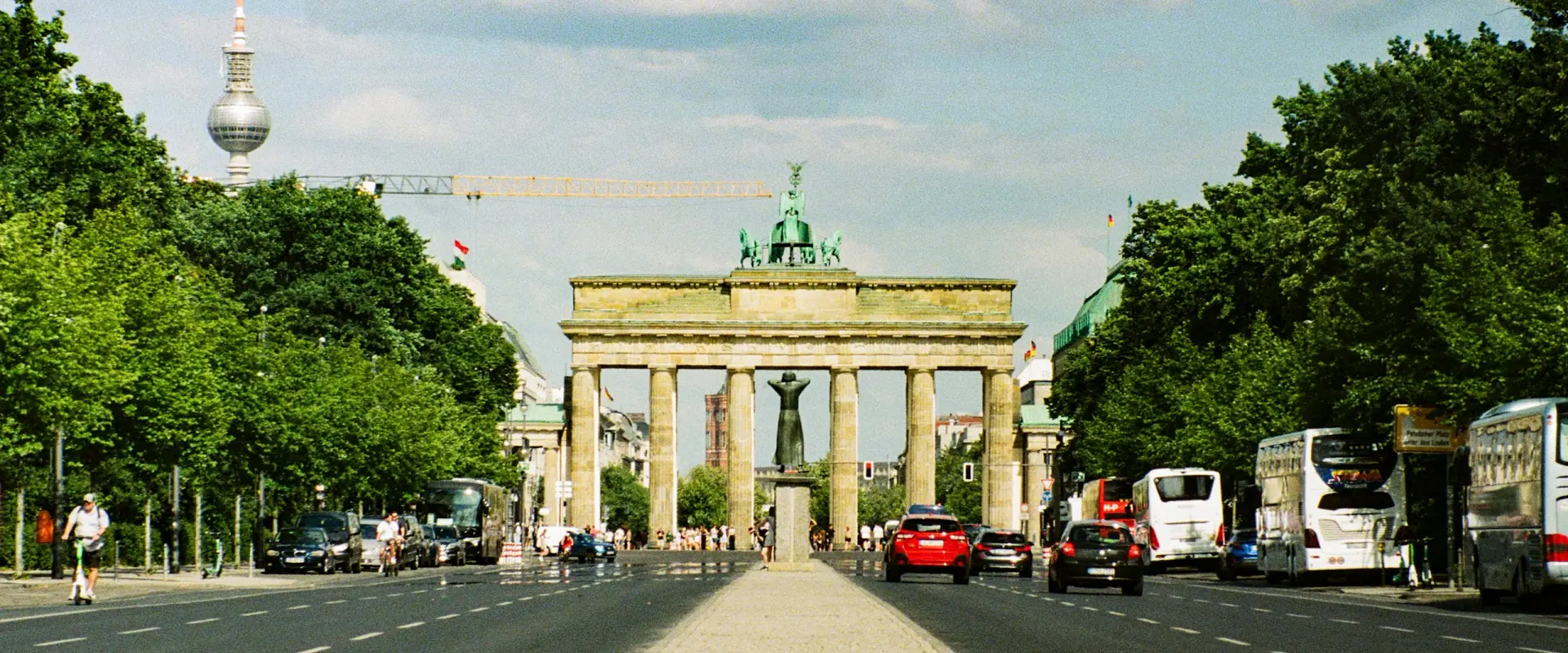 Escena urbana de Berlín, Alemania