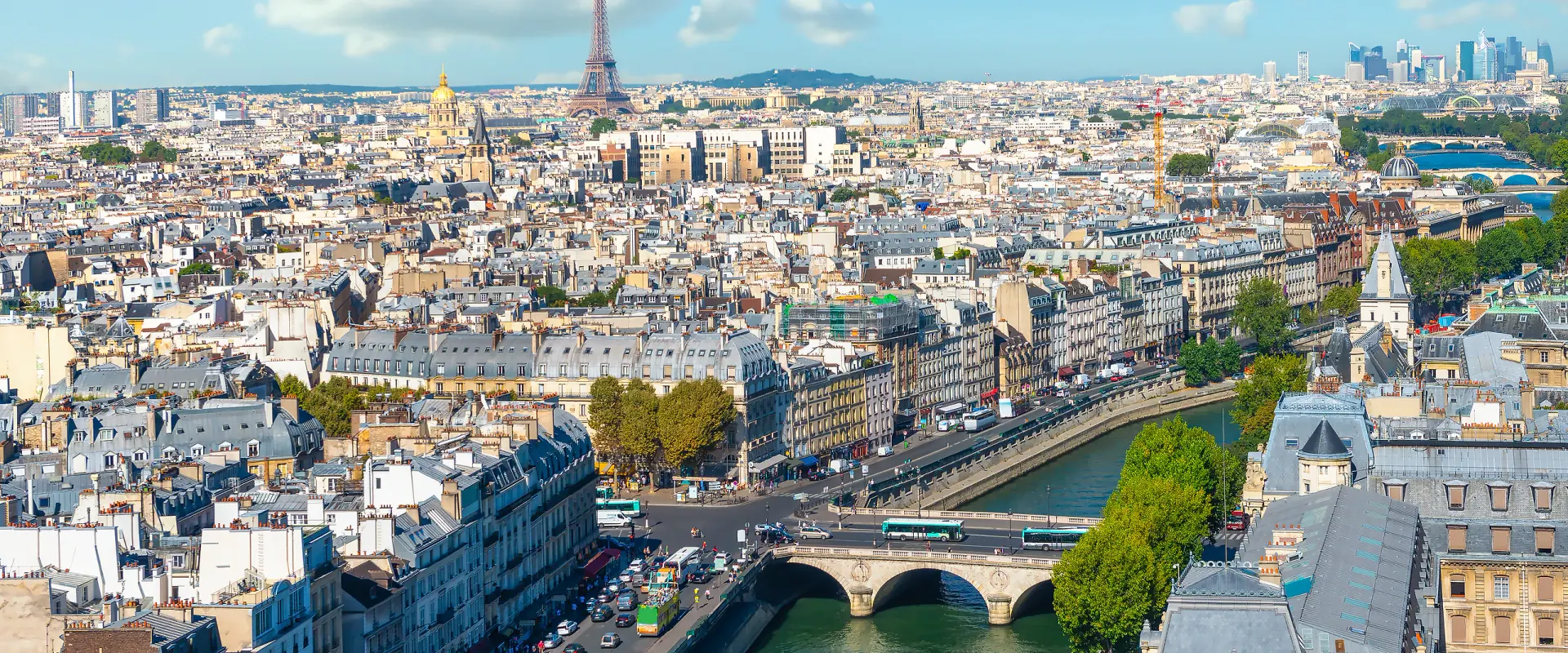 Escena urbana de París, Francia